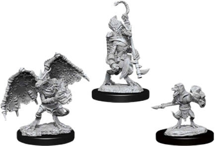 Kobold inventor, dragonshield & sorcerer. Three figures.